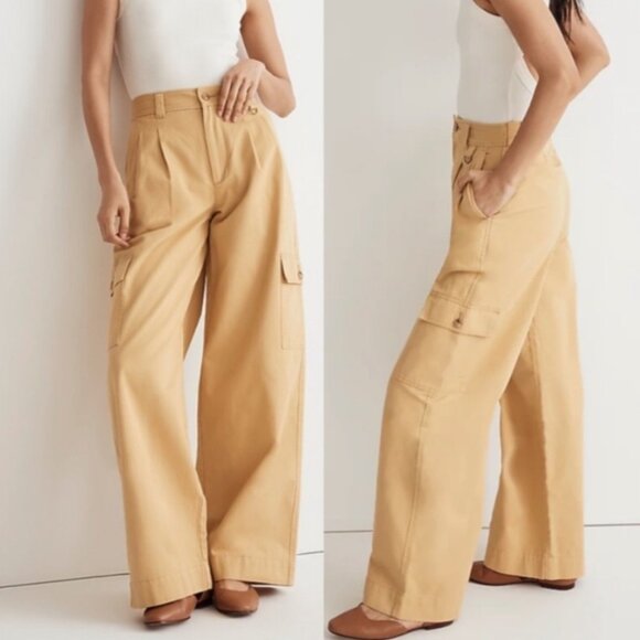 Madewell Harlow wide leg cargo pants - Picture 1 of 8